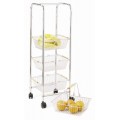Kitchen Craft 4-Tier Storage Trolley